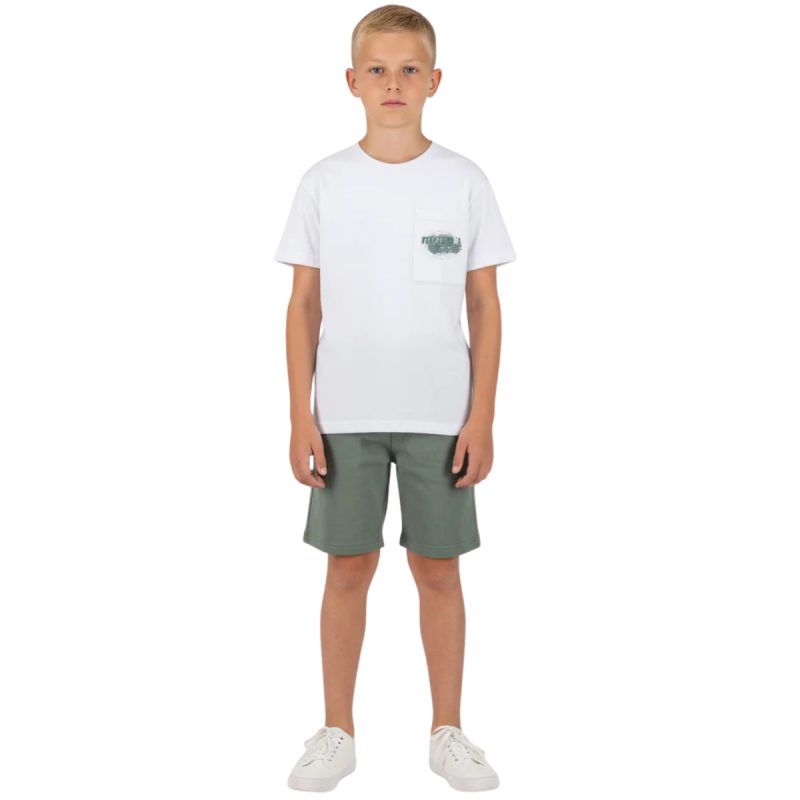 Joyce σετ μπλούζα και βερμούδα «Urban White Boy»