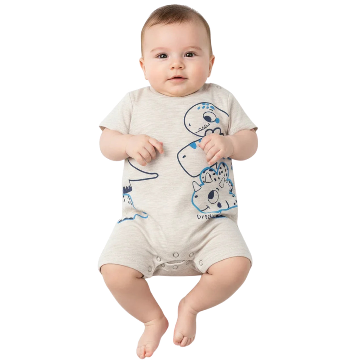 Dreams βρεφικό φορμάκι «Beige Baby Dinos»