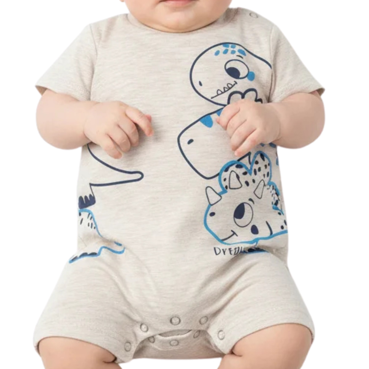 Dreams βρεφικό φορμάκι «Beige Baby Dinos» - Image 2